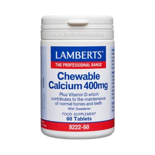 Calcio masticable 400 mg