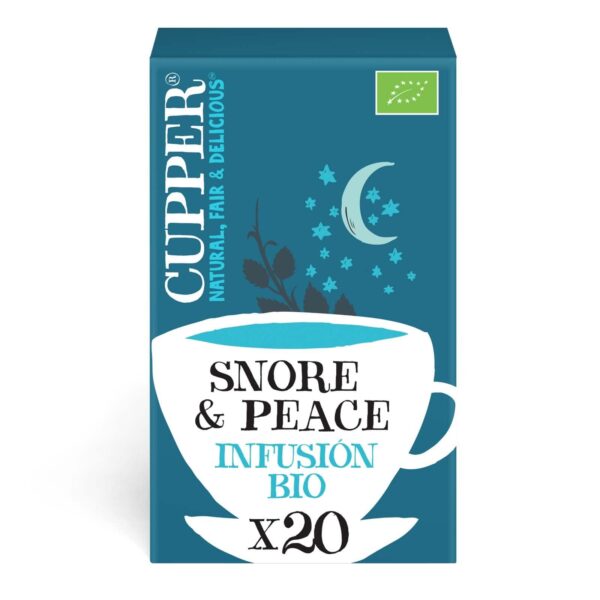 Infusión Snore&peace  Ronquido &amp 20 bolsitas de cupper 060826