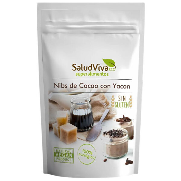 Nibs de Cacao con Yacon 150 gr de Salud viva 300126