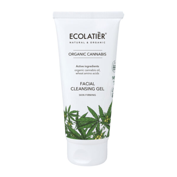 Gel Limpiador facial cleasing gel Cannabis organic 100ml 12 m abiertos