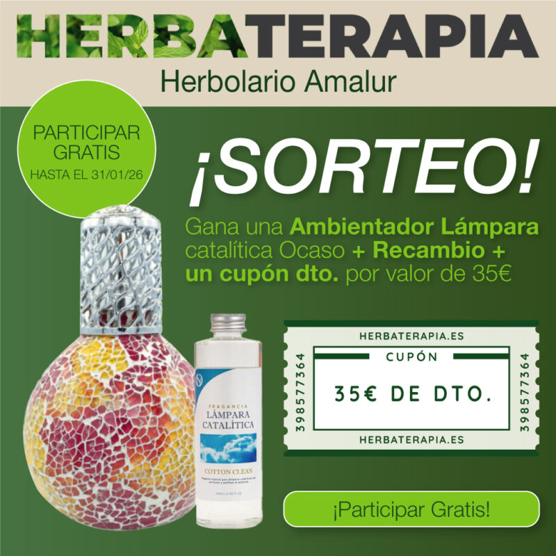 Sorteo “Ambientador Lámpara catalítica Ocaso + Recambio + Cupón dto. 35€”