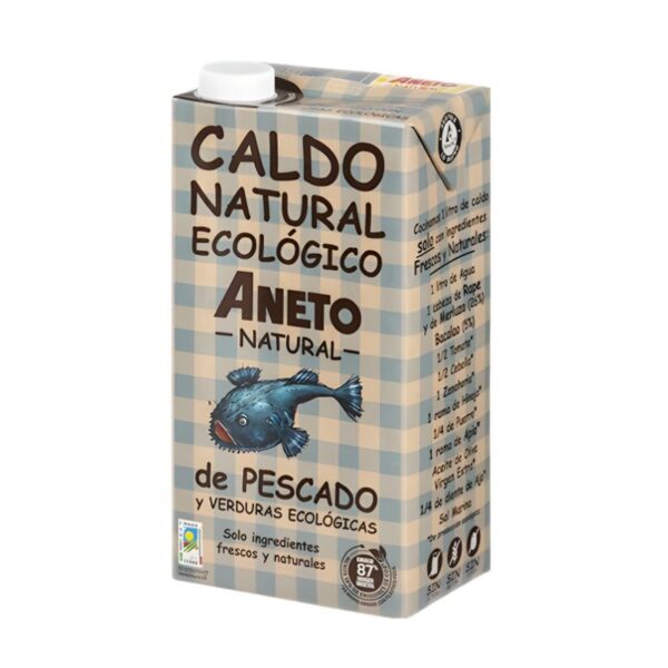 Caldo natural de pescado ecológico